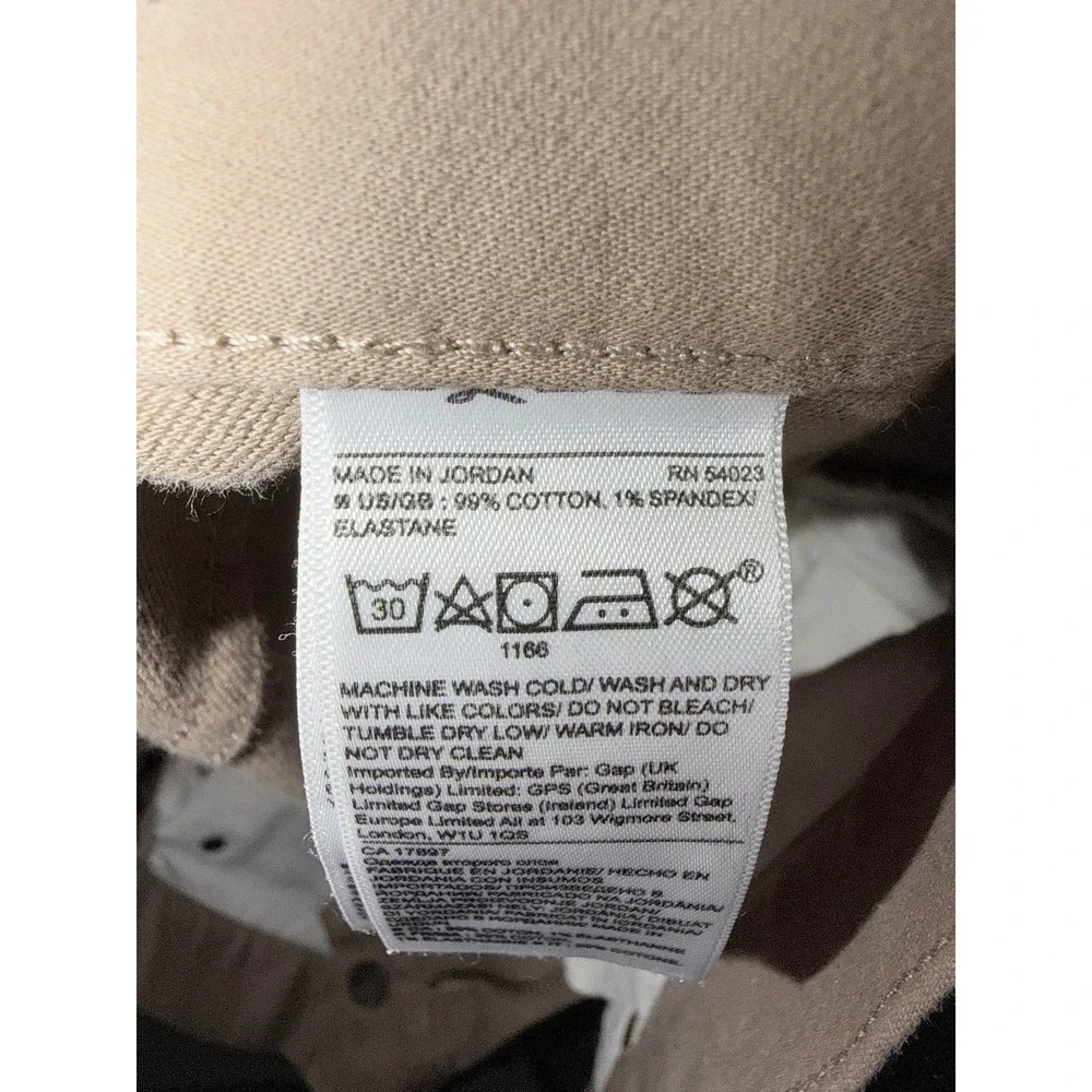 Banana Republic Mens Traveler Athletic Tapered Fit Chinos Pants 33x30 Khaki